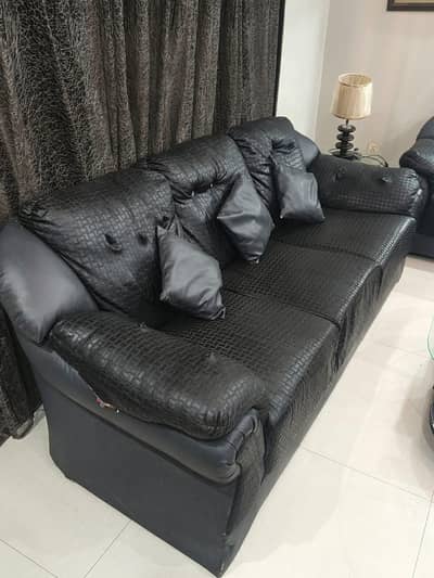 Sofa Set 5 seater Leather poshish