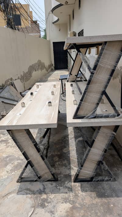 office tables for sale with eclectic setup | 8×2, 6×2.5, 5×2 & 3×2