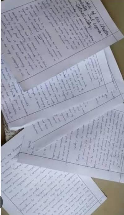 Handwriting Assignment, Typing And Data Entry job Available