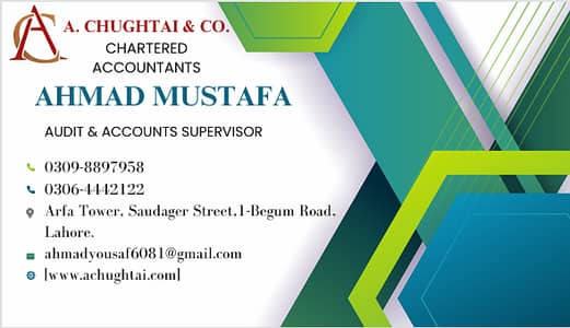 Tax Consultant | Accounting, FBR Filer & NTN Registration