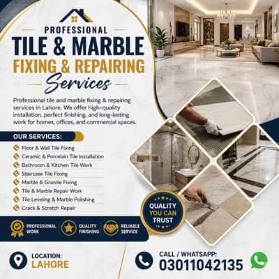 Marble Polish, Marble Cleaning, Tiles work, Floor Marble fixing