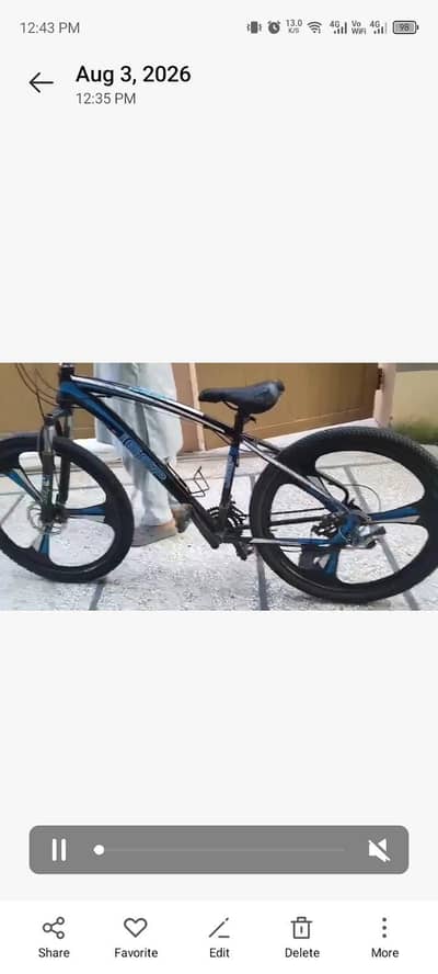 Cycle with Alloy rim for sale full size