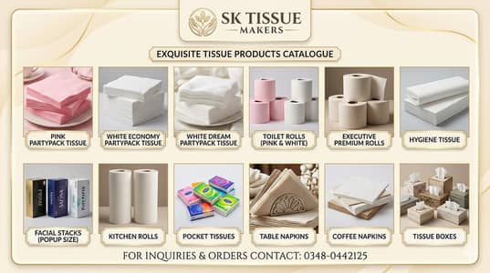 Premium Tissue Products | Wholesale & Bulk Orders | SK Tissue Makers