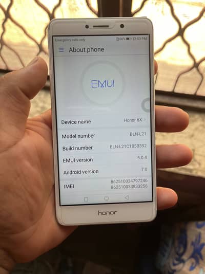 Huawei honor 6x pta