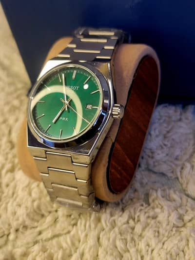 Tissot PRX Green Dial watch
