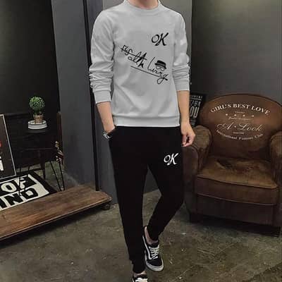 Premium Unisex Printed Tracksuit Set ISoft Fabric Sweetshirt & trouser