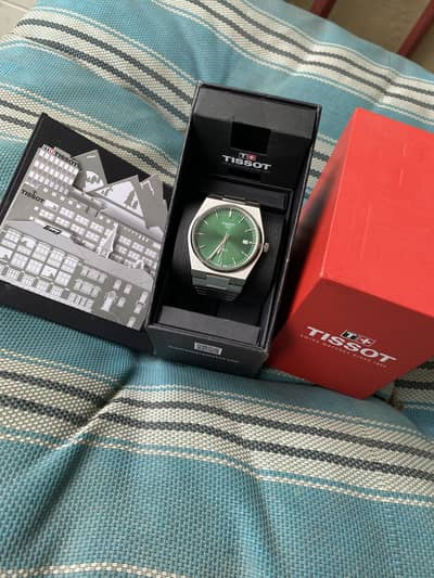 Tissot PRX GREEN DIAL.