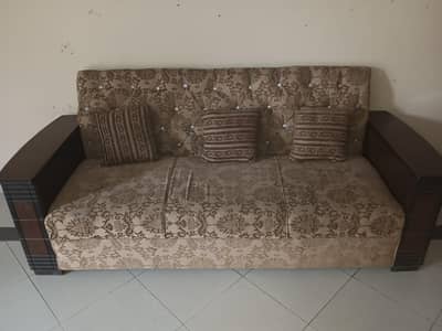6 Seater Sofa Set with Table