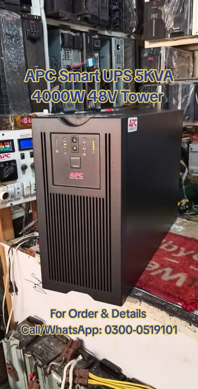 APC SMART UPS 5KVA SUA5000RMI5U 4000W 48V Orignal