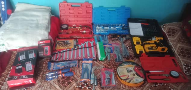 New Complete Garage Workshop Set up|| LAUNCH 919+DEWALT+Tools|