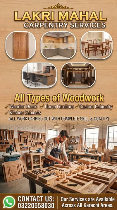Carpenter Services in Karachi
