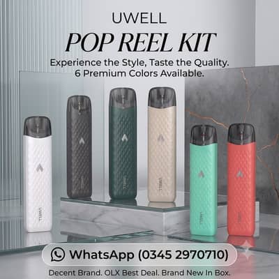 Uwell Popreel Kit - Brand New & Stylish