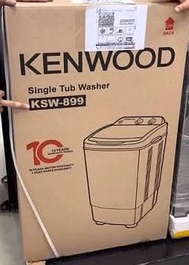 Kenwood KSW-899 Semi-Automatic Washing Machine - Brand New Box Pack