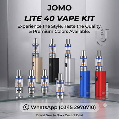 Jomo Lite 40 Vape Kit - 2200mAh Battery - 4 Colors Available