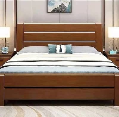 Double bed / bed set / wooden bed / bed / Furniture / king size bed