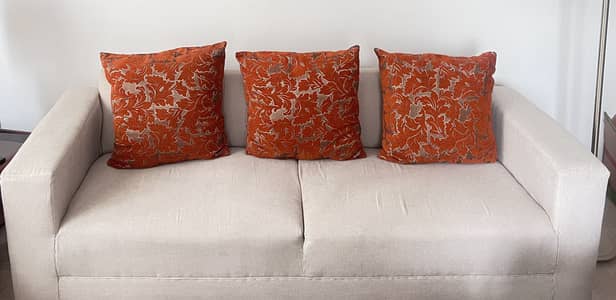Offwhite 5 seater sofa