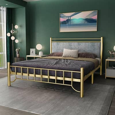 iron double bed / double bed / bed set / iron bed / bed / 03234175265