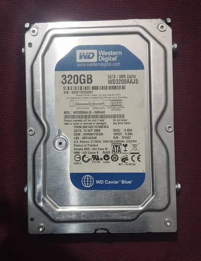 HARD 320GB HDD 95% HEALTH FOR PC 10/10 CONDITION