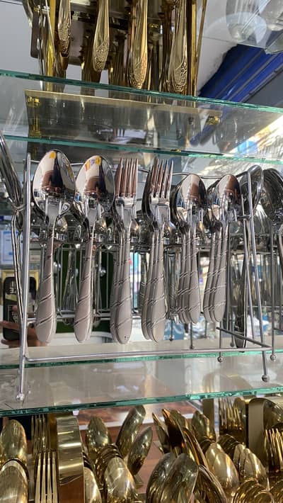 Premium Stainless Steel Cutlery Set For 6 Persons