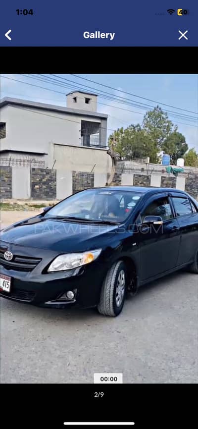 Toyota Corolla GLI 2009