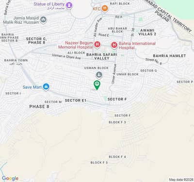 F1 / Extra Land / Back Open / Bahria Town / Rawalpindi / Phase 8