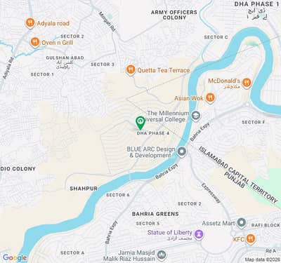 The Square / River View Road / Food Court / 25% DP / DHA Phase 4 / Islamabad