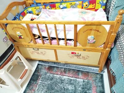 baby bed plus cot for sale