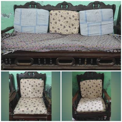 Chir ki lakri ka sofa set (چیڑ کی لکڑی)