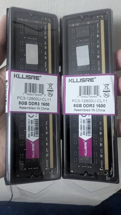 Brand New box pack gaming rams DDR3 for PC