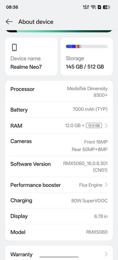Realme Neo7