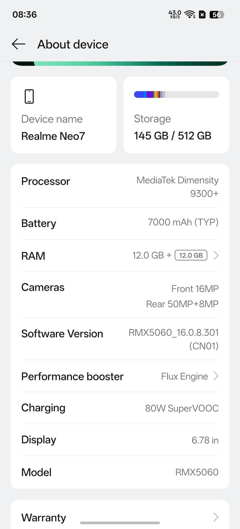 Realme Neo7 0