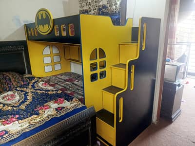 Bunk Bed | Kinds Wooden Bunker Bed | Triple Layer Bed