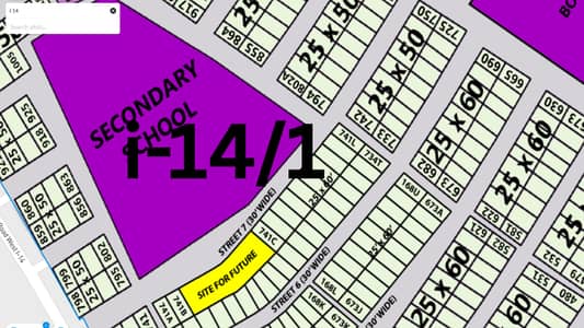 8 Marla (1800 Square Feet/200 Square Yard) Possession Plot Available For Sale In CDA Sector I-14/1 Demand 1.45 Crore