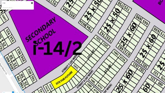 5 Marla (1250 Sq. Ft/139 Sq. Yd) Possession Plot Available For Sale In CDA Sector I-14/2 One Of The Most Beautiful Location In Islamabad. Price 110 lakhs FnF