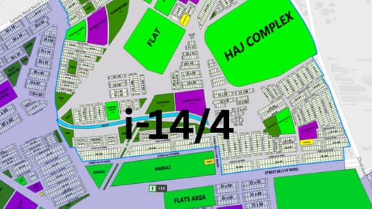 5 Marla (1250 Sq. Ft/139 Sq. Yd) Possession Plot Available For Sale In CDA Sector I-14/4 One Of The Most Beautiful Location In Islamabad. Price 130 lakhs