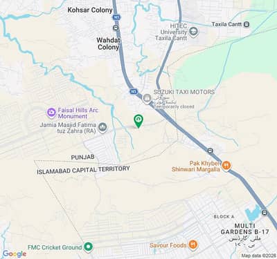 2 Kanal (75*120) (9000 Sq Ft) Plot File Available In Faisal Hills On Easy 2.5 Years Installment Plan Near Islamabad- Booking Price: 1.07 Crore Only