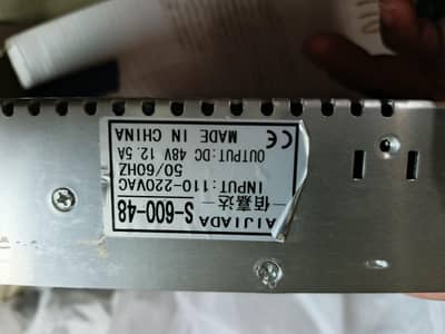 48V  12.8 Amp powe supply new avalble