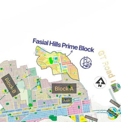 14 Marla (40*80) (3200 Sq Ft) Plot File Available In Faisal Hills On Easy 2.5 Years Installment Plan Near Islamabad- Booking Price: 39.85 Lakhs Only