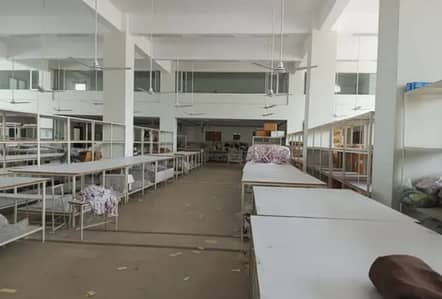 3 kanal double story factory for rent
