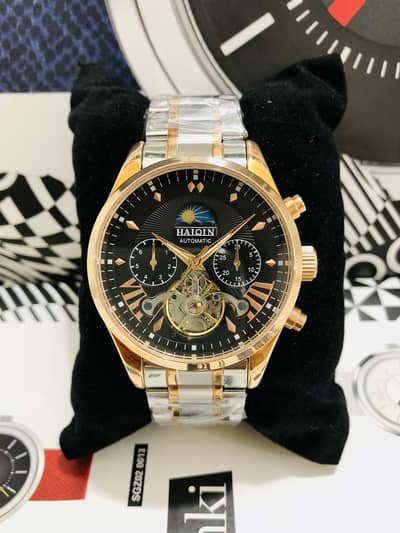 HAIQIN-MOON PHASE-ORIGINAL-AUTOMATIC-NEW WATCH-SEIKO CASIO CITIZEN