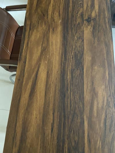 Table with Chair and drawer as well as extra shelf