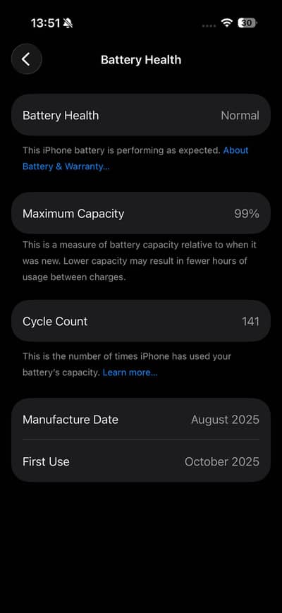 iPhone 17 Pro NPTA 2 month sim time