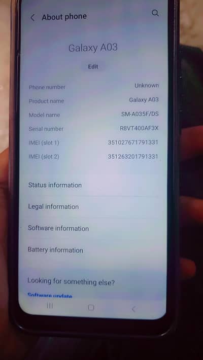 Samsung Mobile A03