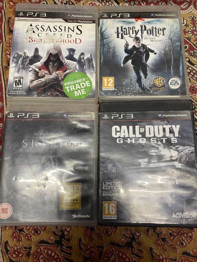 Ps3 games (callof duty)( assasins creed) 1500 and other 1000