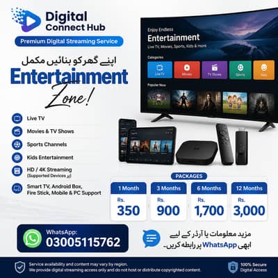  Digital Connect Hub  Digital Entertainment Service