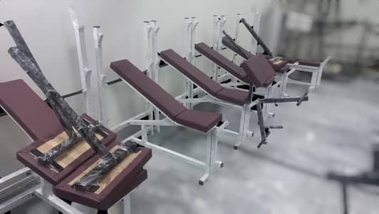 rubber dumbbell dumbbells multi bench press gym chrome rack olympic