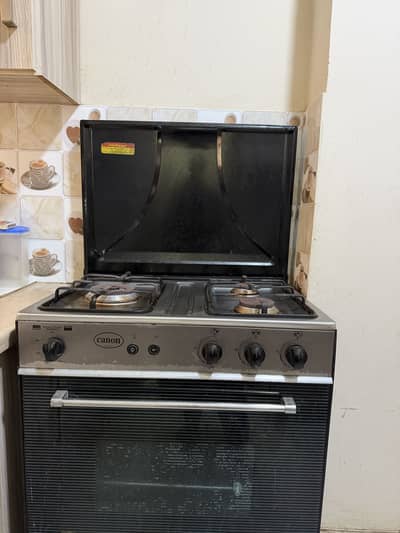 Canon 3 burner cooking range