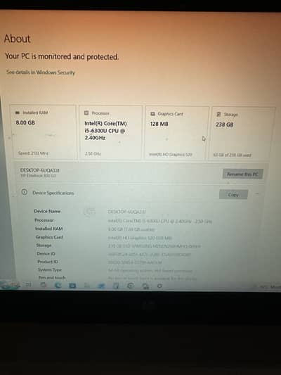HP Elite book i5