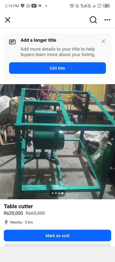 table cutter