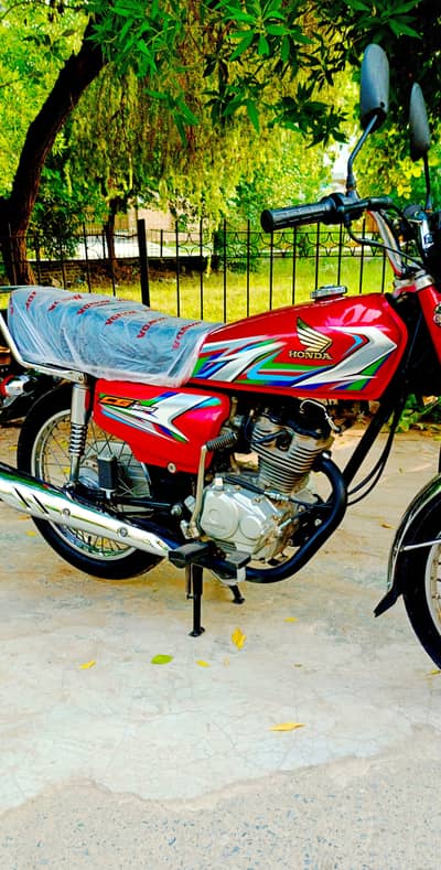 Honda CG 125 | Model 2023 | Honda Red Color | New Fresh Honda 8000 KM